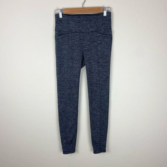 Athleta Herringbone Metro Legging Tight Yoga Fitness Pant - Gray - Picture 2 of 8